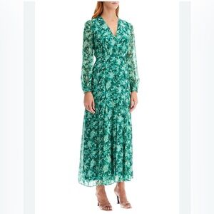 SALONI Maxi Dress Annabel in Amarylis Mint, Size 2